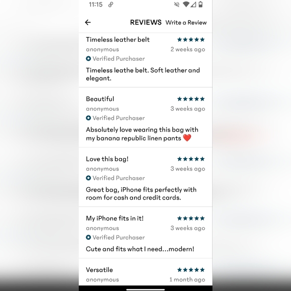 Banana Republic Heritage Leather Belt Bag in Brown Cognac NWT - Picture 9 of 14